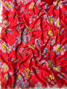 Sari Vichitra suave con estampados florales digitales y secuencia de espejo elegante y cómodo - Product Image 4