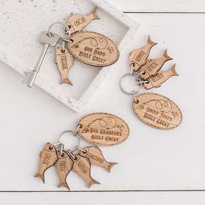 NOUVEAU PRODUIT! Porte-clés en bois gravé au laser en forme d'ours, porte-clés en bois de bambou avec logo et texte personnalisés, support personnalisé - Product Image 5