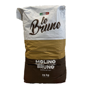 แป้งมัลติเกรนอิตาเลียน MOLINO BRUNO คุณภาพพรีเมียม (แป้งสาลี) บรรจุถุงใหญ่ 25 กก. สำหรับทำพิซซ่า ขนมปัง ซาลาเปา โรล ขนมอบ อายุการเก็บรักษา 4 เดือน - Product Image 1