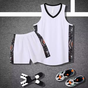 Ensembles de basket-ball personnalisés pour jeunes Maillots imprimés respirants Chemises de sublimation vierges en gros - Product Image 6