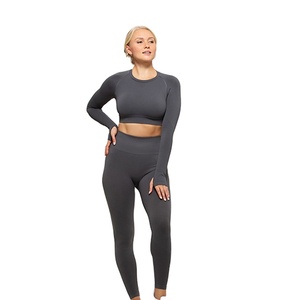 Camiseta Deportiva de Manga Larga para Mujer, Personalizada, Lisa, al por Mayor, de Alta Calidad, Ajustada, Elástica y Ligera - Product Image 1