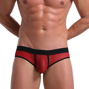 Calzoncillos de estilo fino de hilo de red de verano para hombre, calzoncillos cómodos ajustados para hombre, ropa interior transpirable para deportistas, pantalones cortos para el hogar - Product Image 5