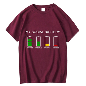 T-shirt décontracté de haute qualité pour hommes confortable et à la mode 100% coton Design imprimé drôle - Product Image 3