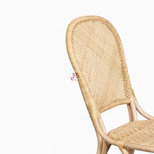 Silla de comedor de ratán Sillón de ratán Silla Wishbone Silla de mimbre de comedor relajante sólida para muebles - Product Image 4