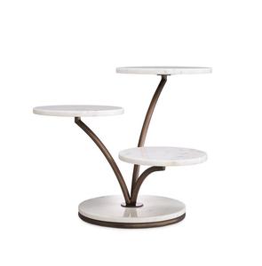 Exhibidor de Pasteles de Mármol Clásico Más Vendido, Diseñado para Uso Prolongado en Ambientes de Panadería - Product Image 2