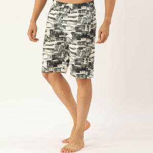 Coton 100% de bonne qualité, respirant, séchage rapide, léger, écologique, uni, imprimé par transfert thermique, taille haute avec cordon de serrage pour homme - Product Image 2