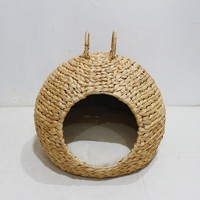 Artex Dong Thap Cama para Gatos de Raza Mediana, Ecológica, Tejida con Cáscara de Coco, con Asas, Deslizamiento Horizontal, para Interiores, Sala de Estar