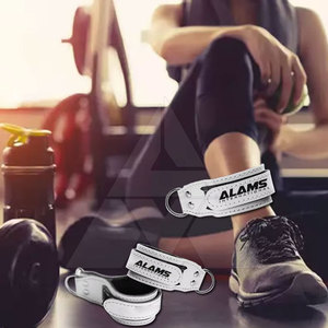 อุปกรณ์นิรภัยสำหรับฟิตเนสสายรัดข้อเท้ารูปตัว D ทำจากหนังวัวออกแบบได้ตามต้องการ - Product Image 6