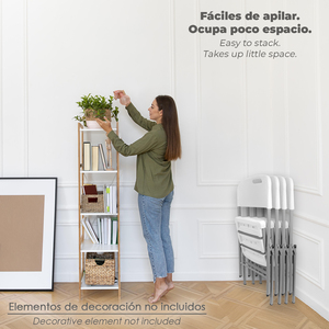 Sedia Pieghevole con Maniglia 88x48x57cm - Product Image 5