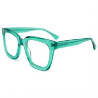 2024 Logo personnalisé Usine En Gros Lunettes Surdimensionnées Lunettes Acétate Cadre Vintage Rectangle Lunettes Hommes Femmes