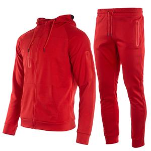 OEM venta al por mayor poliéster polar pantalones de chándal personalizado en blanco liso cremallera Jogger conjuntos para hombres a prueba de viento transpirable deportes gimnasio invierno - Product Image 2