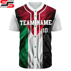 Premium Baseball Jersey Green and Black 100% Polyester Baseball Jersey for Team Uniforms - Product Image 5