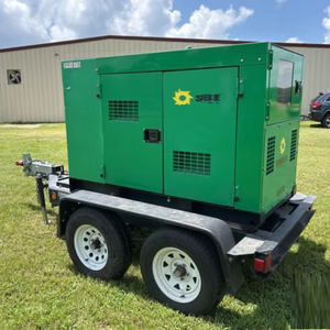 Groupe électrogène diesel mobile 40 kVA 4GNBG1127DB0 2013, groupe électrogène silencieux avec remorque - Product Image 1