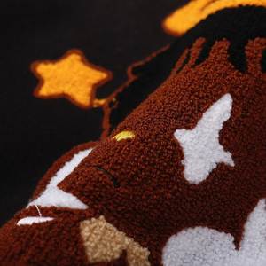 Chaqueta Bomber de béisbol para hombre y mujer, chaqueta de cuero de retales con letras de Ángel, ropa de calle, abrigos universitarios Unisex - Product Image 5