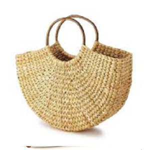 Artistic dreamcatcher print tote bag in soft cream with tan straps. Available at wholesale prices. - Product Image 3