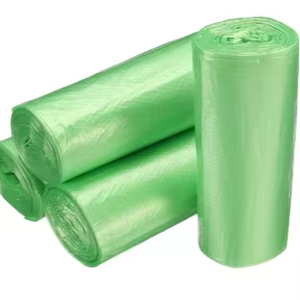 Sacs poubelle biodégradables en rouleau noir jetables de haute qualité sac poubelle en plastique écologique - Product Image 1