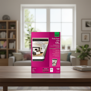 Papel Fotográfico Blanco Brillante SIGEL de Alto Brillo, 170 g/m², DIN A4, 21 x 29,7 cm, 200 Hojas/Paquete - Product Image 3