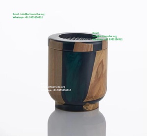 กระถางธูปไม้อีพ็อกซี่สไตล์อาหรับแบบดั้งเดิมผลิตด้วยมือกลิ่นหอมหรูหราสำหรับบ้านหรู - Product Image 2