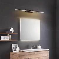 Miroir de salle de bain moderne simple lumière led applique murale miroir coiffeuse éclairage lampes murales de toilette