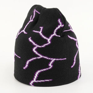 Venta al por mayor de alta calidad de invierno Unisex acrílico cálido gorros de punto gorro logotipo personalizado Jacquard Beanie para hombres y mujeres - Product Image 4