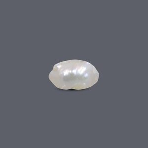 Perla de Basra de 6.8 Quilates, Perla Natural de Concha Blanca/Rosa, Perla de Joyería de Moda, Perla Suelta de 7-8mm con Forma de Patata - Product Image 2