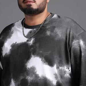 Oversized Men's T-Shirt Custom Logo Pure Color 100% Cotton Casual <b>Blank</b> Plus Size Best OEM Clothing Made In Pakistan - Product Image 5