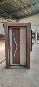 ABSDOOR VIA Puerta de acero elegante simple de alta seguridad Durable para entrada de apartamento Villas Hoteles Superficie acabada directa de fábrica - Product Image 3