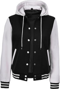 เสื้อแจ็กเก็ตมีฮู้ดปักลายที่มีความยาวสั้นคอตั้งระบายอากาศได้ดีเป็นมิตรกับสิ่งแวดล้อม - Product Image 2