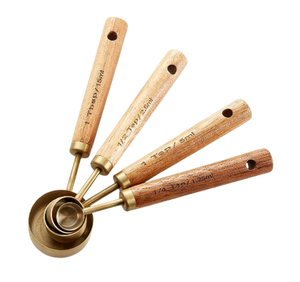 ช้อนตวงสีทองสำหรับโรงแรมร้านอาหารงานแต่งงานช้อนตักอาหาร - Product Image 4