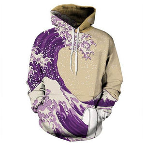 Pull-over décontracté de couleur unie à logo personnalisé à manches longues OEM Sweats à capuche Hommes Sweats à capuche avec sublimation Meilleure vente - Product Image 3