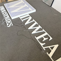 Letrero LED 3D Personalizado para Empresas de Publicidad y Hospitales - Letrero Comercial Impermeable IP65 de Acero Inoxidable/Acrílico con 1 Año de Garantía