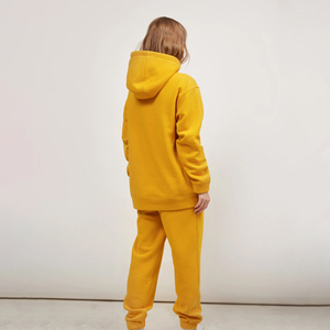Ensemble survêtement avec logo personnalisé OEM Ensemble survêtement 2 pièces pour femmes Ensemble pantalon de survêtement et sweat à capuche en coton surdimensionné - Product Image 2