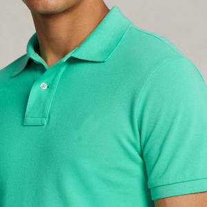 Polos pour hommes séchage rapide couleur unie logo personnalisé imprimé tenue décontracté polo pour hommes polos personnalisés pour hommes - Product Image 5