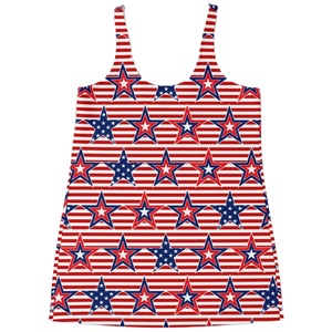 Débardeur pour femme personnalisé avec imprimé sur le devant, respirant, séchage rapide, style urbain, pour la course, la gym et le sport - Vente en gros 100% Polyester - Product Image 2