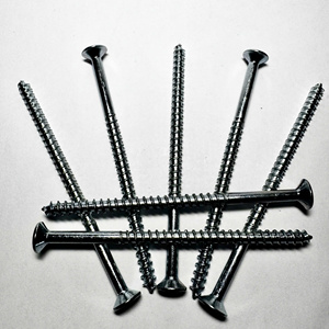 Tornillo para aglomerado M3.9 M3.5 C1022 DIN 7505 Phillips Cks de cabeza plana, zincado, parcialmente roscado, para paneles de madera - Product Image 2