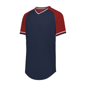 Camiseta de Béisbol con Cuello en V Personalizada OEM ODM, Transpirable, Estampada, de Alta Calidad, que Absorbe la Humedad - Product Image 5