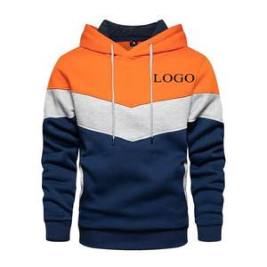 Sudadera con Capucha de Moda 2024 con Diseño Personalizado, Logotipo o Imagen de Marca Propia, Personalizable en Cualquier Lugar, para Hombre y Mujer, Estilo Color Blocking, Nuevo - Product Image 3
