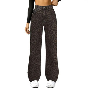 Wholesale Women Plus Size <b>Jeans</b> Fashion Denim Pants <b>Elastic</b> <b>Waist</b> High Stretch Slim Fit Curvy Trousers for <b>Ladies</b> Baggy Pant - Product Image 5