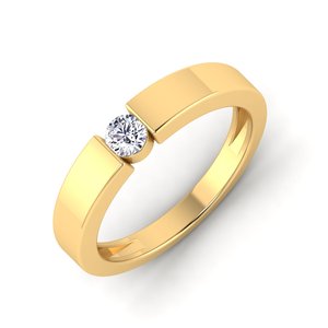High Quality Custom Women's 925 Sterling Silver Wedding Band Engagement <b>Ring</b> Gift Gold Plating Brilliant Cut Lab Grown Diamond - Product Image 5