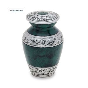 Urnes de souvenir de crémation en laiton de Style américain de haute qualité Mini urnes commémoratives funéraires au meilleur prix de gros en métal - Product Image 1
