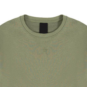 สเวตเชิ้ตใส่สบายสำหรับผู้ชายเสื้อสเวตเชิ้ตผ้าฝ้ายโอเวอร์ไซส์แบบลำลองปักไหล่ปล่อยปล่อย - Product Image 3