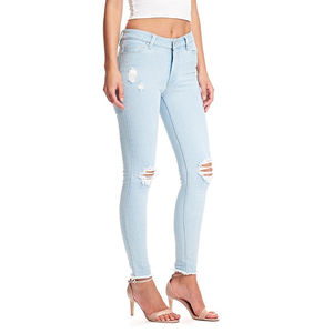 Wholesale <b>Women's</b> Denim <b>Stretchy</b> <b>Jean</b> Pants Skinny <b>Jeans</b> Pant Breathable Apparel Stock <b>Women</b> <b>Jeans</b> Pant Breathable Custom - Product Image 3