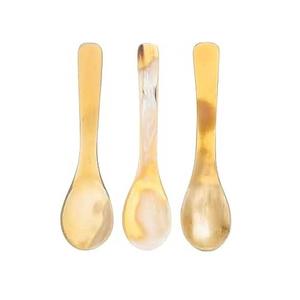 Cuillère populaire en corne de buffle de qualité solide taille personnalisée excellente qualité nouveauté cuillère de service à salade en corne de buffle - Product Image 4