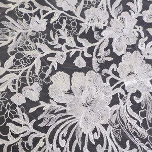 Phong cách hoa French Wedding Dress phụ kiện với Thêu sequin hạt ren sang trọng yugu YG-1765 Polyester/Nylon vải - Product Image 4