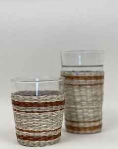 Best-Selling Handmade Rattan <b>Rack</b> for <b>Wine</b> <b>Glass</b> Display Resin-Coated Rustic Design Tumbler <b>Wine</b> Bottle Holder for Home Use - Product Image 2