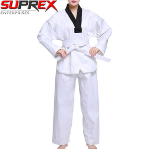 Ropa de Judo Unisex para Adultos, Conjuntos de Entrenamiento de Artes Marciales, Cinturón Blanco, Algodón+Poliéster, SUPREX ENTERPRISES - Product Image 3