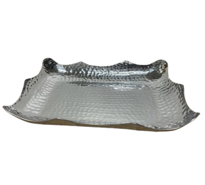 Bandeja decorativa redonda de aluminio de nuevo estilo de metal de nuevo diseño elegante para uso en el hogar y la sala de exposición - Product Image 2