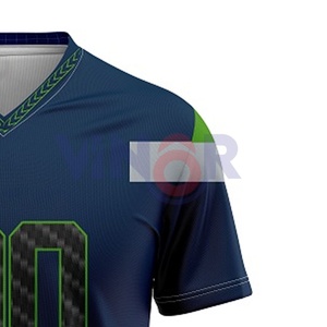 Maillot de football américain sublimé élégant sur mesure hommes et femmes équipe porter maillot de football américain pour le sport avec OEM - Product Image 5