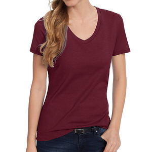 Usine directement en gros grande taille doux t-shirts de haute qualité impression ample Logo t-shirt femmes à manches courtes Yoga entraînement haut - Product Image 2