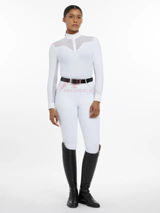 Camisas de Equitación Profesionales para Mujer al por Mayor, Cómodas, Elásticas, Personalizables, Transpirables, Elegantes, OEM de Alta Calidad - Product Image 3